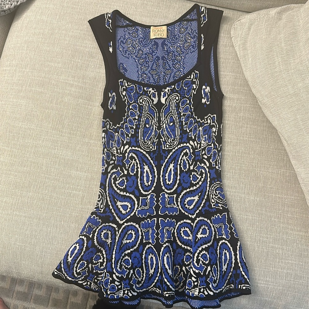 Torn by Ronny Kobo bandana peplum top
